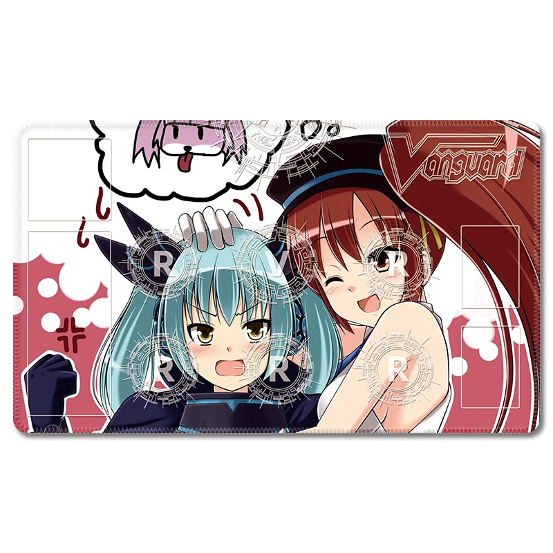 Card Pad Cardfight! Vanguard Sendou Aichi Kai Toshiki Diy Rubber Action Toy Figures Anime Game Collection Battle Mat Gift