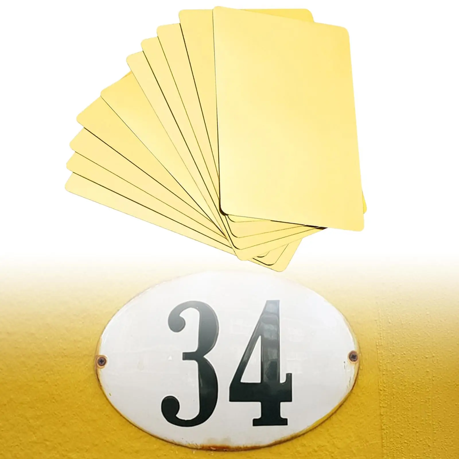 Dye Sublimation Blank Metal Sheets Aluminum Alloy 6x8 Inch Heat Press Plates for Photo Transfer Art Craft