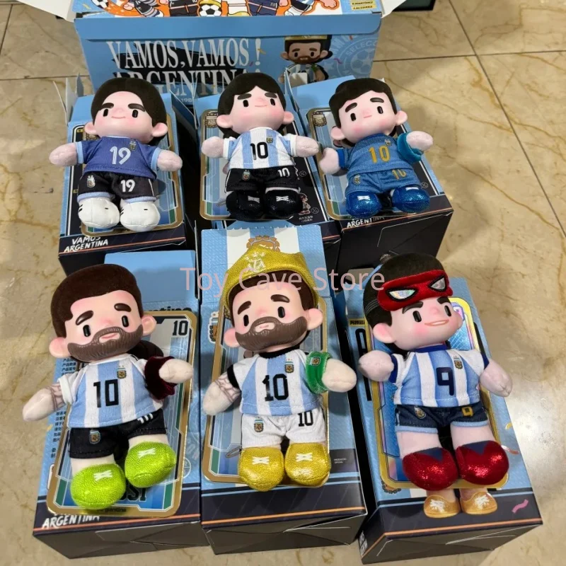 Nuevo Original en Stock 2026 Copa Mundial de la FIFA Argentina México Canadá Figura de Vinilo de Messi Colgante de Caja Sorpresa Juguetes Regalos
