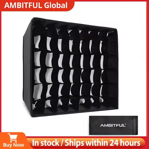 AMBITFUL LEDP60C LED Video Soft Light Diffuser Honeycomb Grid Softbox (Softbox Only)