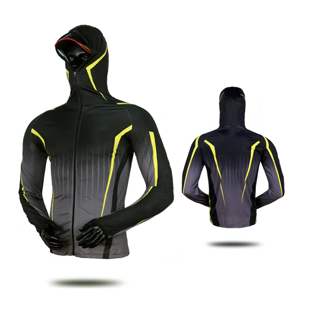 Angel Hoodie Anti-UV-Sonnenschutz Sonnenschutz Kleidung Angel hemd atmungsaktive schnell trocknende Angel Trikot Kapuze Sportswear