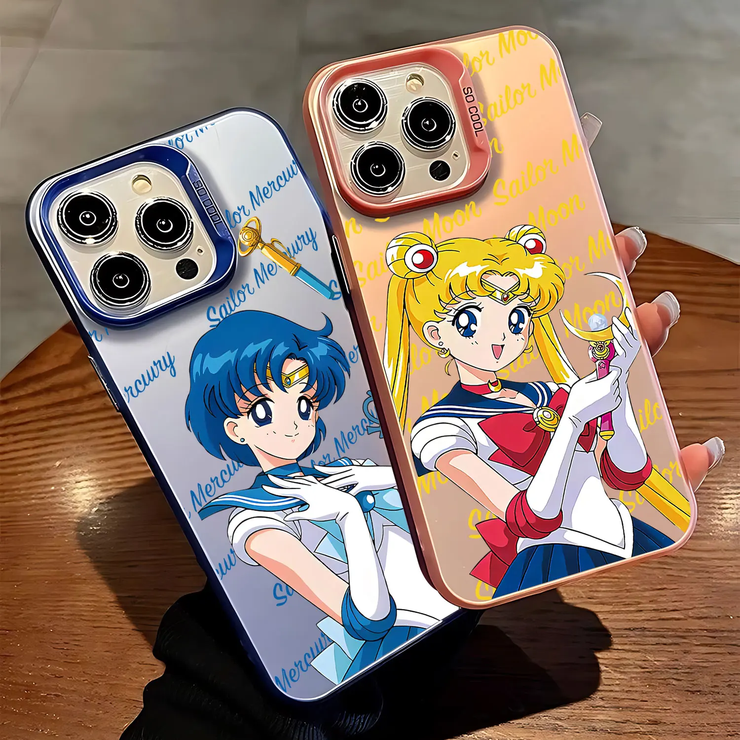 M-Moons s-Sailors New Anime Phone Case For iPhone 16 15 14 13 12 11 Pro Max X XR XSMAX 8 7 Plus Candy Matte Shockproof Cover