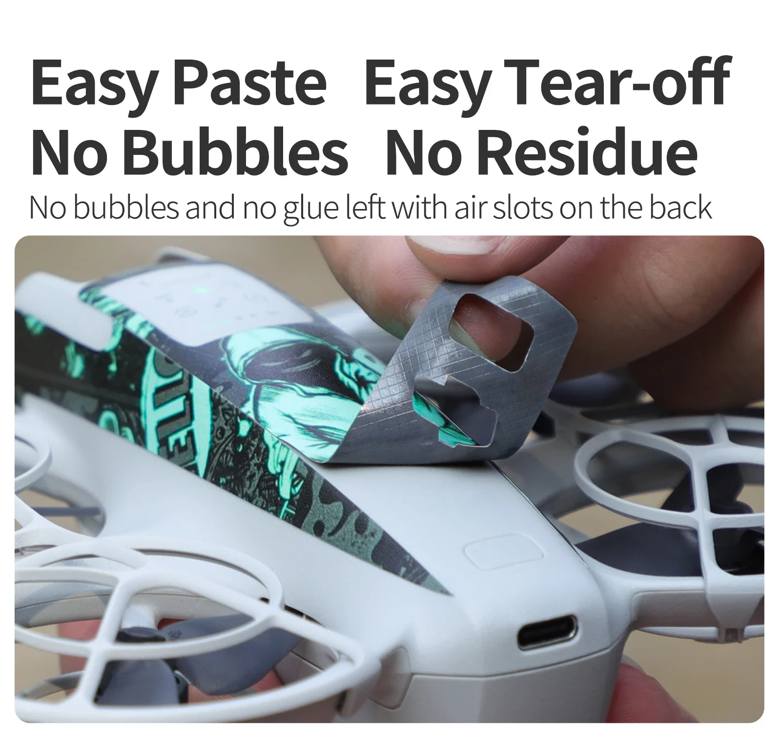 ملصقات بولي كلوريد الفينيل الملونة ل DJI NEO ، فيلم واقية ، مقاومة للخدش ، الجسم ، جهاز التحكم عن بعد ، الملحقات