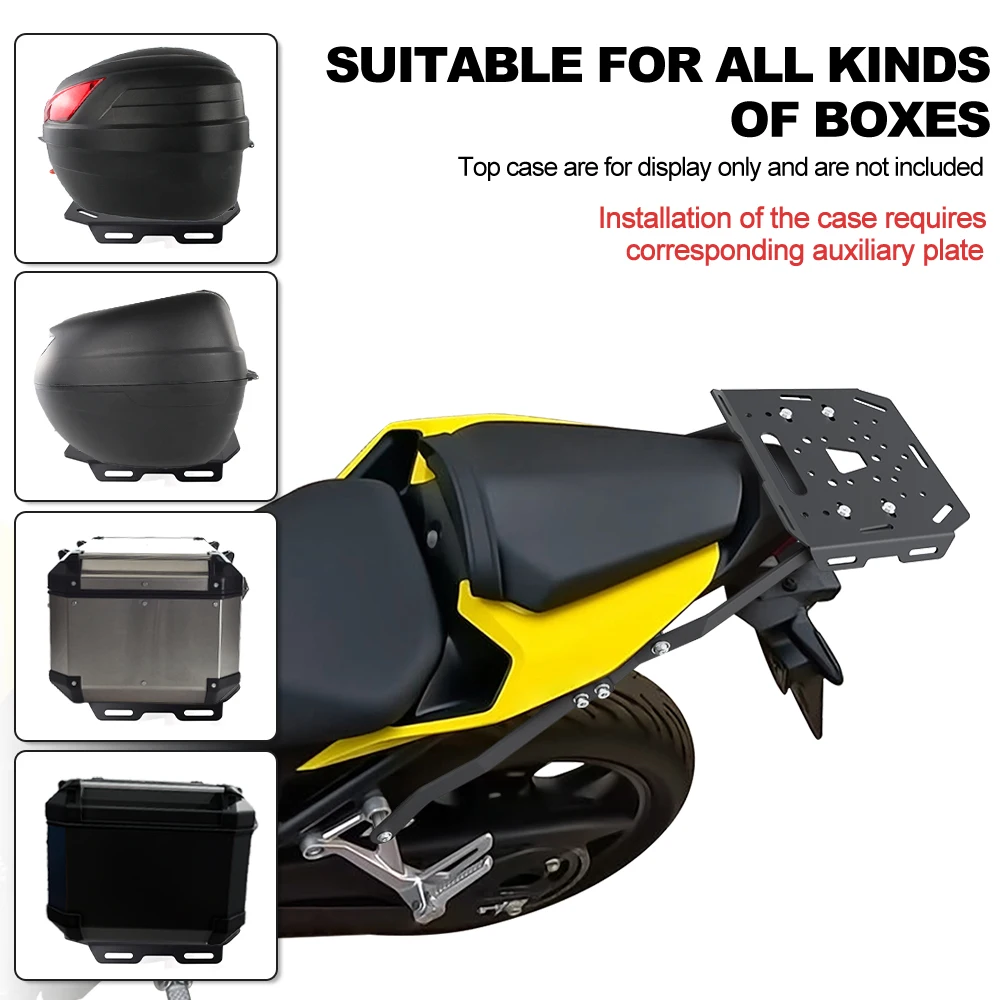Motorcycle Rear Luggage Rack Cargo Rear Carrier Support Holder Bracket Tail Rack CB750 Hornet 2023 2024 2025 2026 For Honda