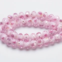 10Pcs Murano Transparent Lampwork Round Glass Beads For Making Jewelry Diy Accessories Material Loose Faceted Large Spaser Beads