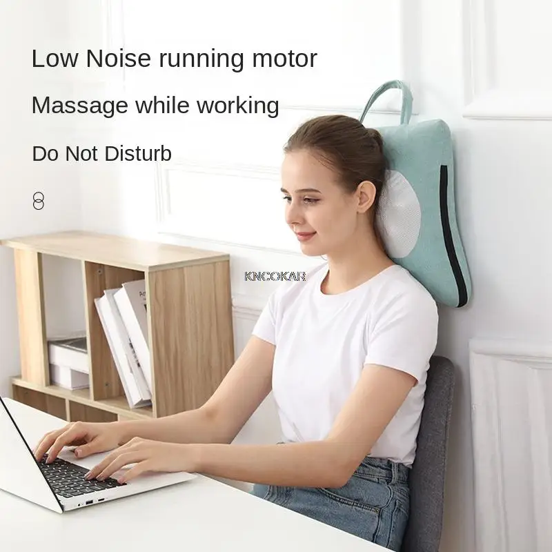 

Multifunctional electric massage, lumbar pillow, backrest, hot compress, massage, lumbar support, and lumbar spine protection