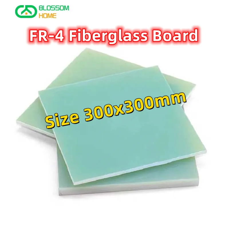 300x300mm FR4 Fiberglass Sheet Light-green Epoxy Plate 3240 FR-4 Epoxy Resin Board Glass Fibre for 3D Printer