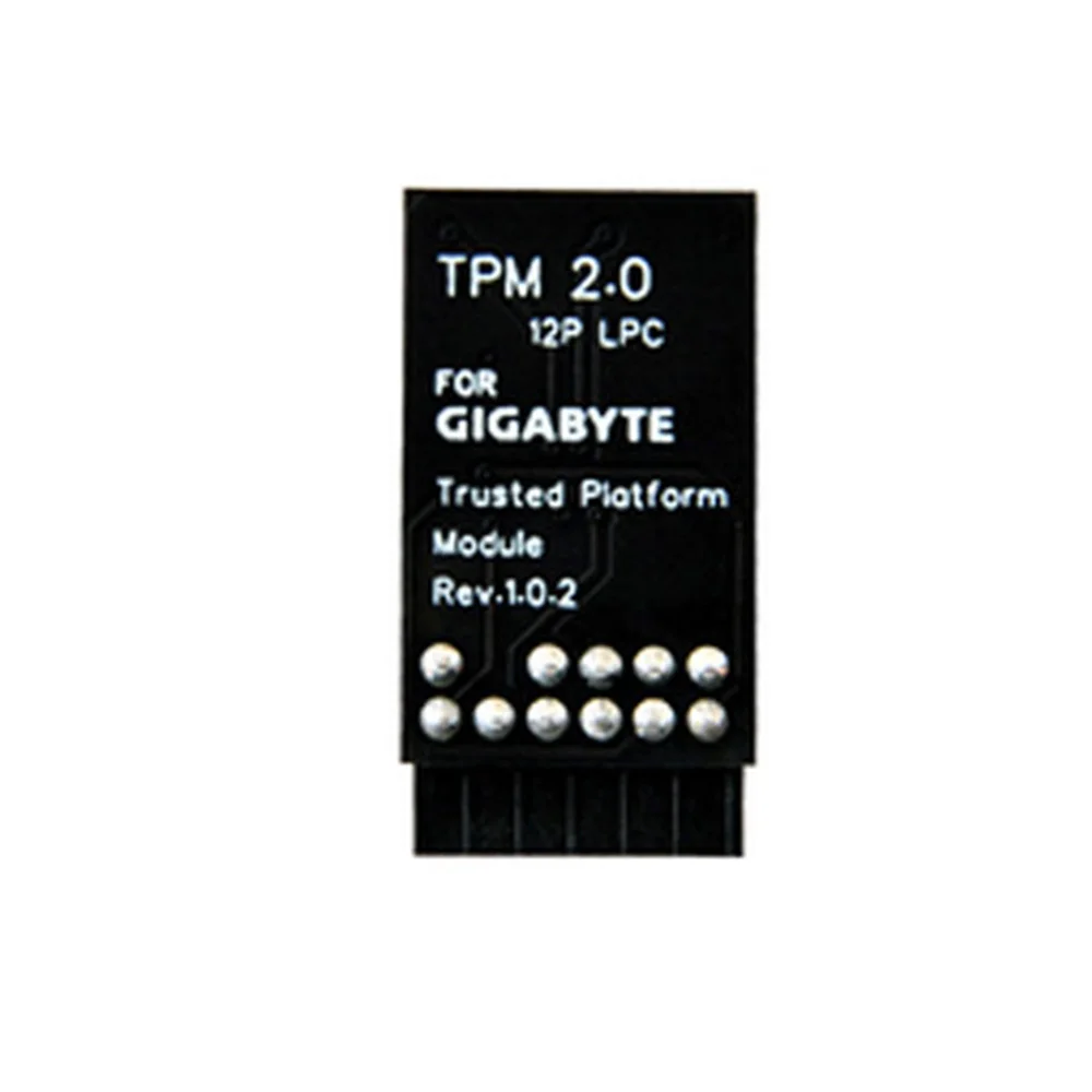 

TPM 2.0 Encryption Security Module Remote Card Windows 11 Upgrade LPC TPM2.0 Module 12 Pin for GIGABYTE Motherboards, B
