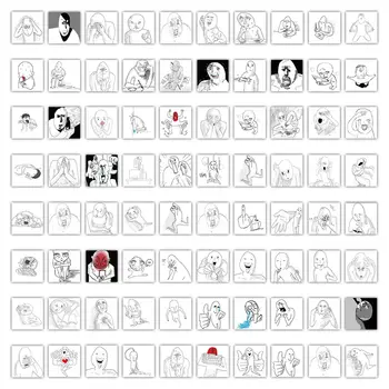 10 best sales מדבקות רשת מצוירת - №2