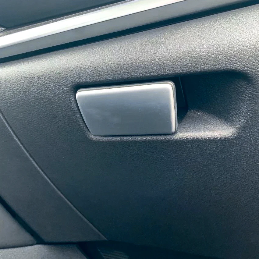 Para Nissan x-trail T33 Rogue, guantera Interior cromada mate, cubierta de manija, adornos 2026 2025 2024 2023 2022 2021