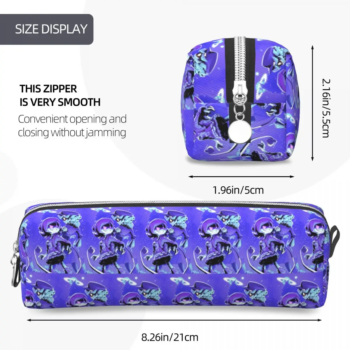 Murder Drones Game Pencil Cases for Student Gifts Pen Box Pencil Bag Large Storage Pencil Pouch Storage Stationery Supplies