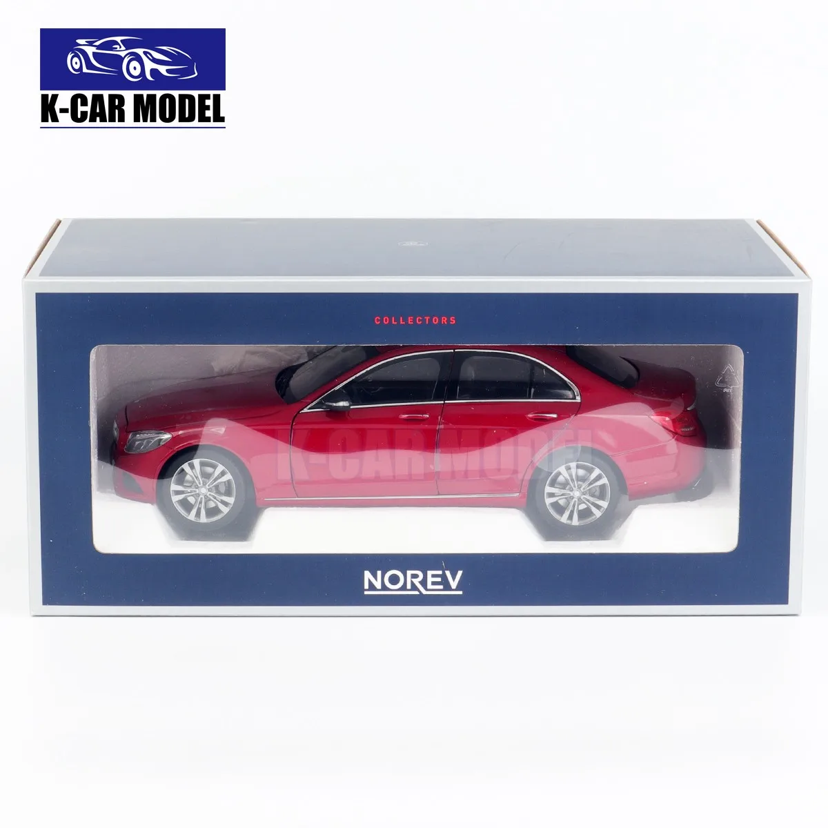 NOREV 1/18 C-Class 2014 2015 Red White Sedan Diecast Car Model