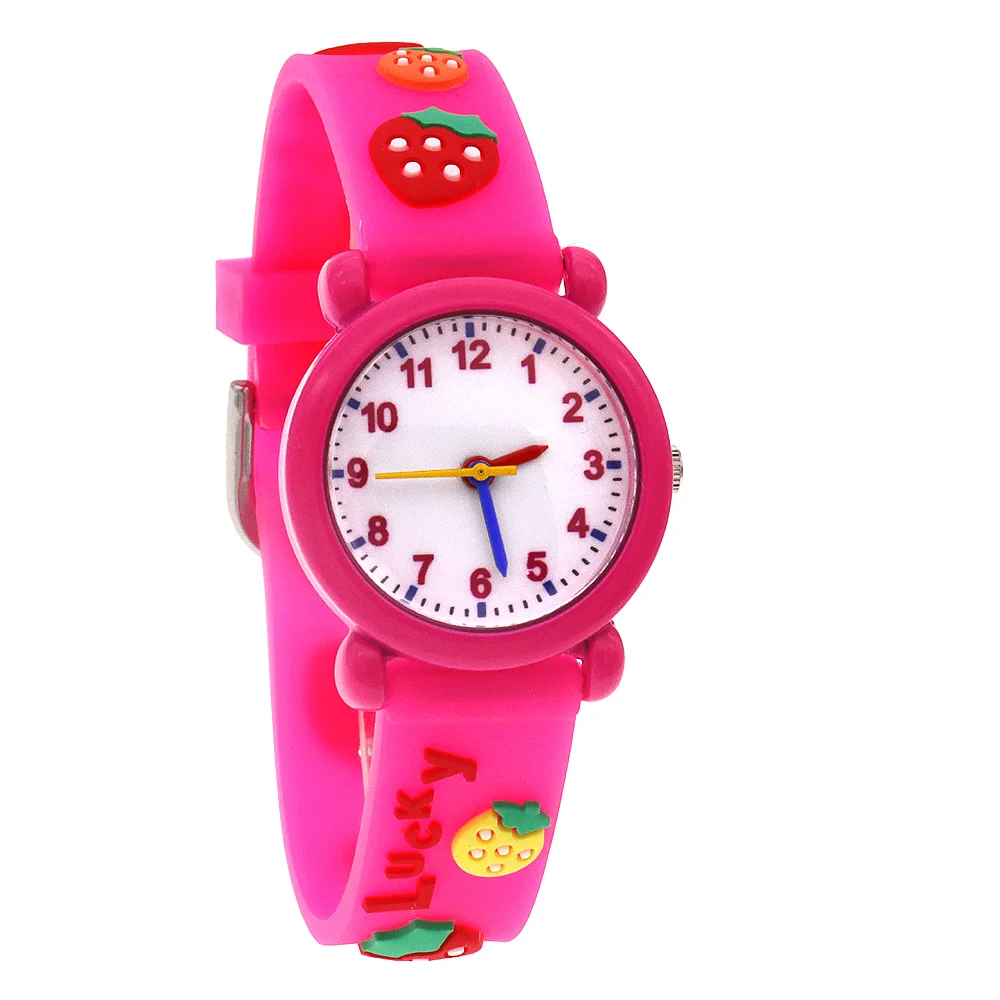 Montre-bracelet en silicone étanche pour filles et garçons, montre-bracelet pour enfants, cadeaux de fête, montres à quartz pour bébé