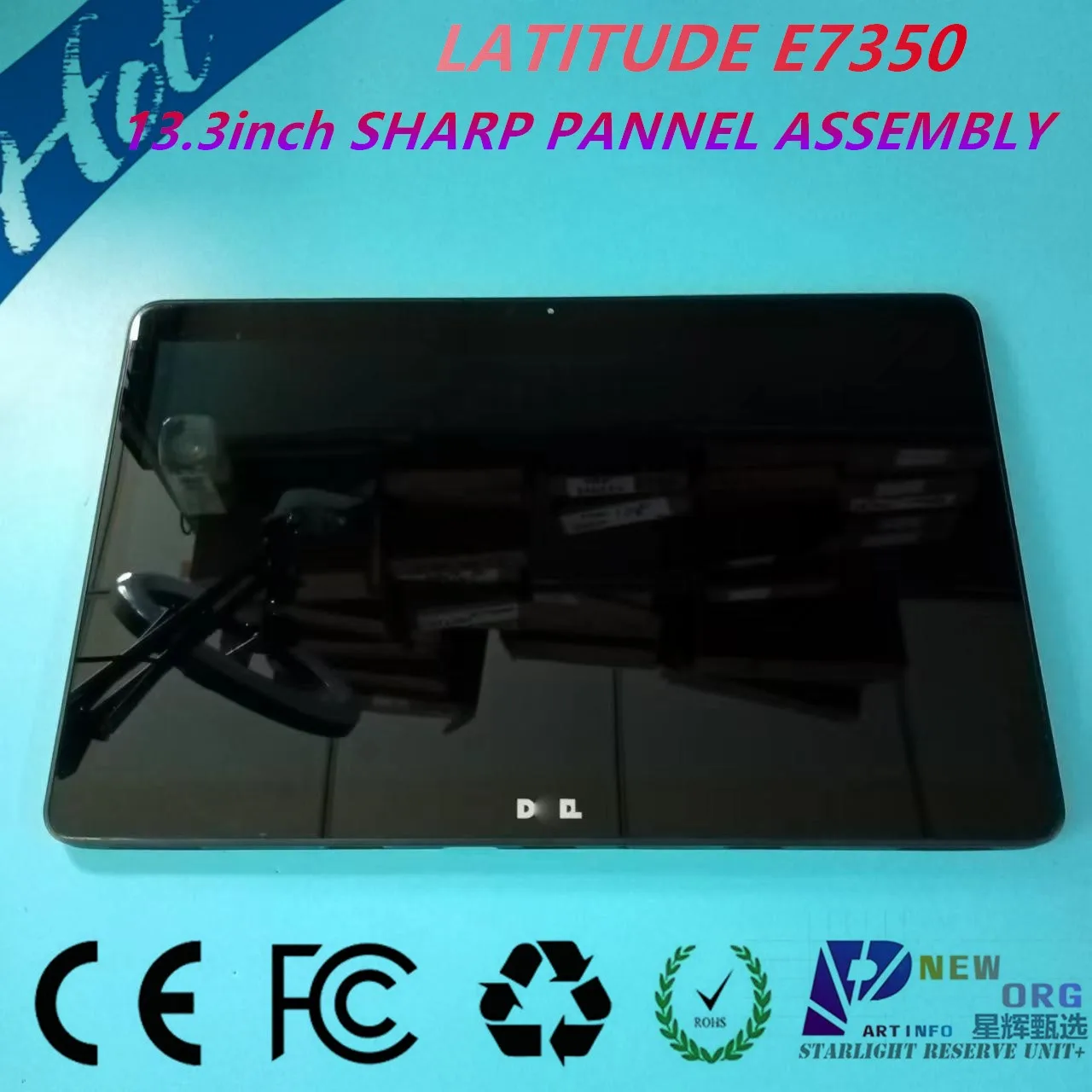 Tablet 13.3 SHARP Display Assembly for DELL LATITUDE E7350 Series touchscreen FHD1080pix panne with TS board and wireless ZAU70