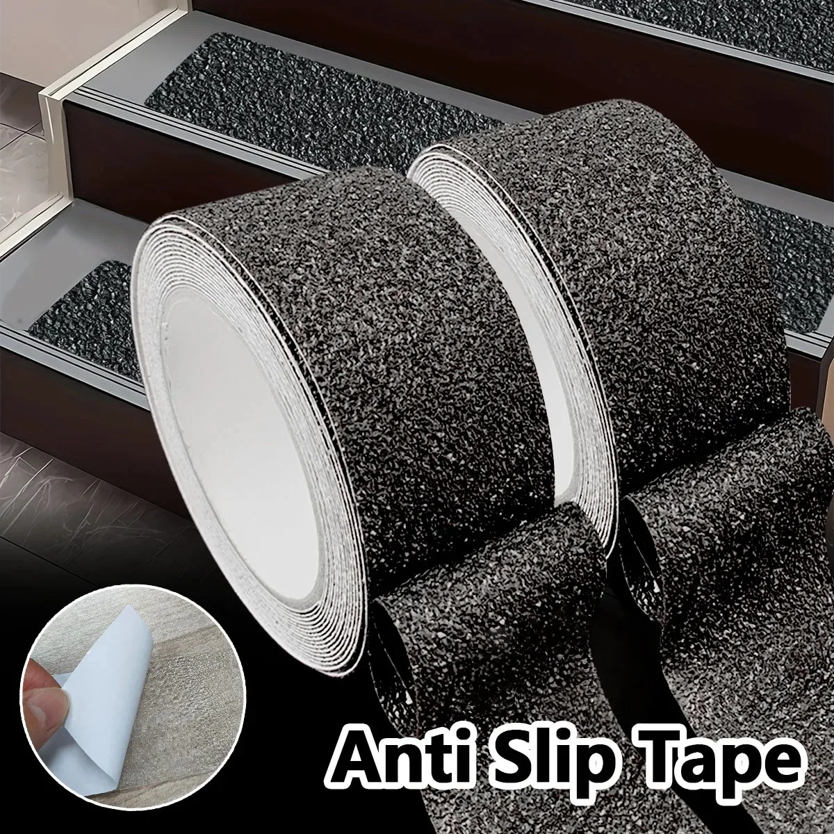 

1 шт. Нескользящая лента для земли, водонепроницаемая нескользящая наклейка для ванной комнаты, нано-без следов, нескользящая клейкая износостойкая нескользящая наклейка