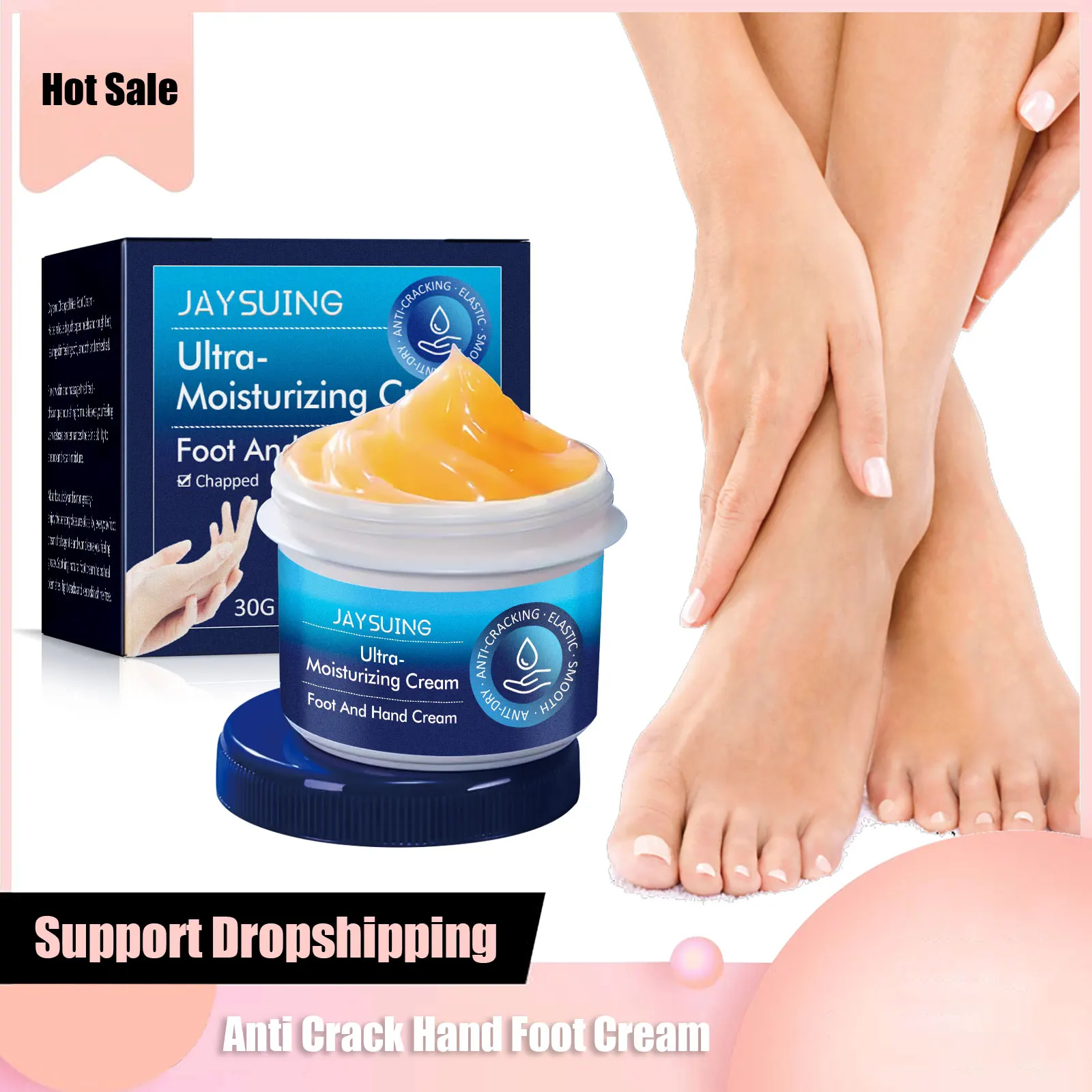 Anti Drying Crack Cream Foot Hand Heel Cracked Repair Lasting Moisturizing Soothing Feet Care Mask Dead Skin Removal Ointment