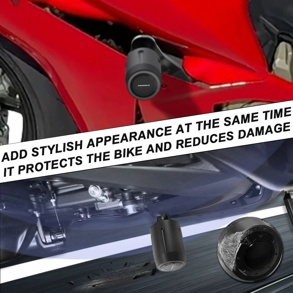 

Falling Protection Frame Slider Fit For Ducati Panigale V4 V4S V4 S 2025- Fairing Guard Anti Crash Protector Motorcycle Aluminum