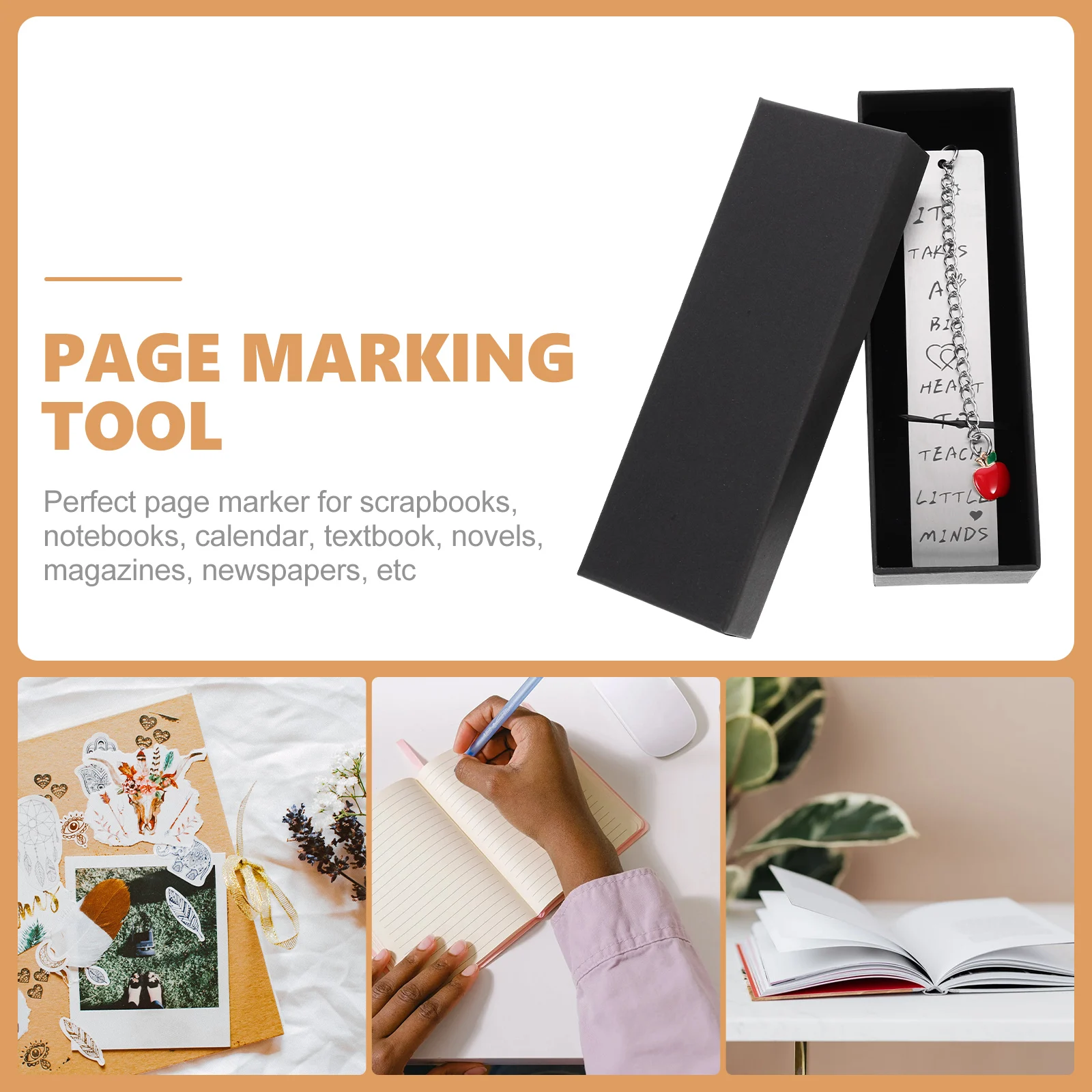

Stainless Steel Bookmark School Supplies Commemorative Decorative Exquisite Page Marker Reading Bookmarks Gifts Students