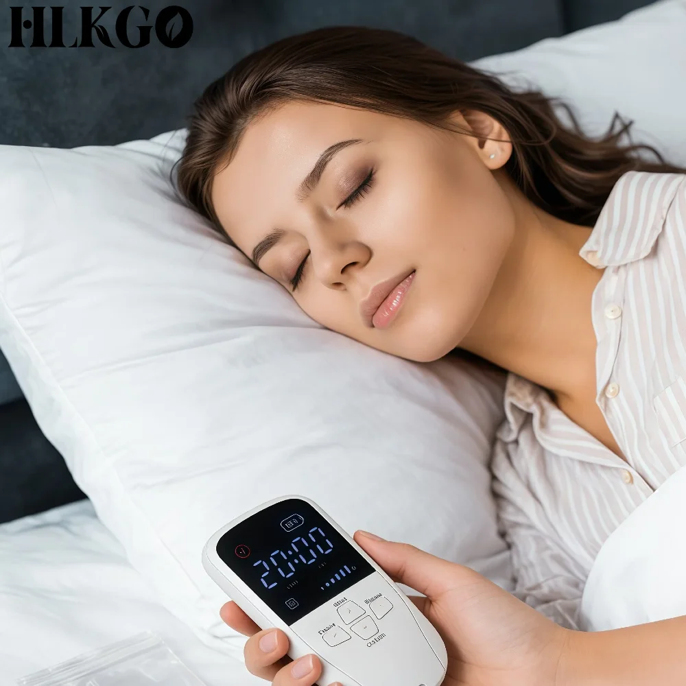 

HLKGO Vagus Nerve Stimulator to Sleep Better, Portable Device for Deep Calm Meditation Headache Care