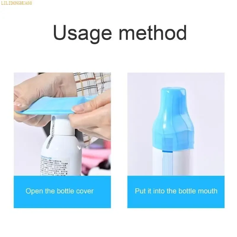 W3JE Silicone Bottle Cover Dustproof Sample Bottle Organization Cover Supplies