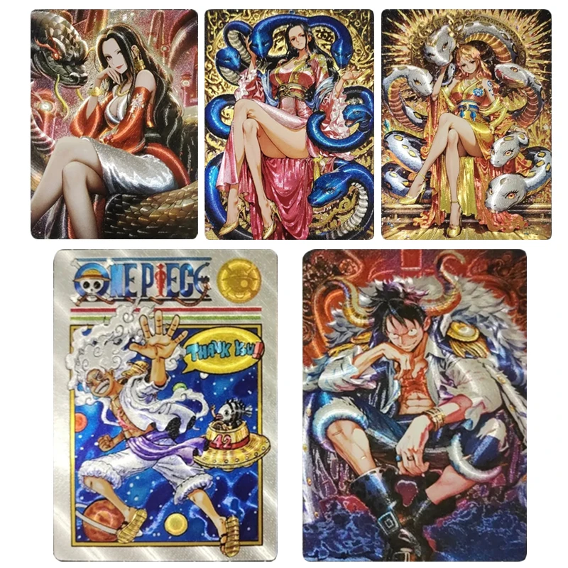 

Японское аниме ONE PIECE Nami Boa-Hancock Monkey D. Luffy Nico Robin Коллекционные карты Рождественские подарки на день рождения Детские игрушки