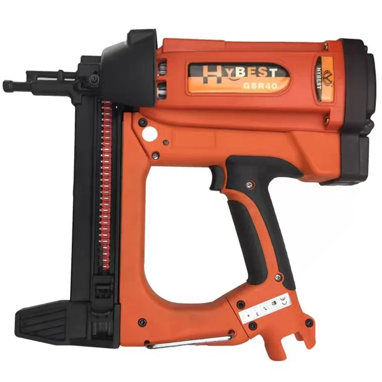 

High Speed Gas Actuated Fastening Tool Pneumatic Nail -Gun for Construction and Decoration