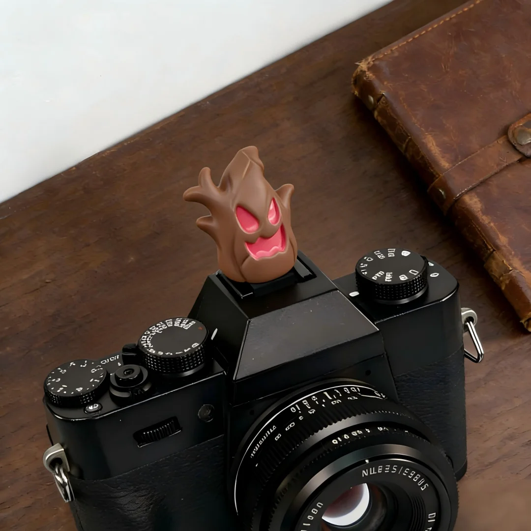 Cute Christmas Horror  Hot Shoe Cover for Leica Q2 Fuji X100V X-T5 Sony ZV-1 Canon EOS R5 Nikon Z5 Camera Accessories view 4
