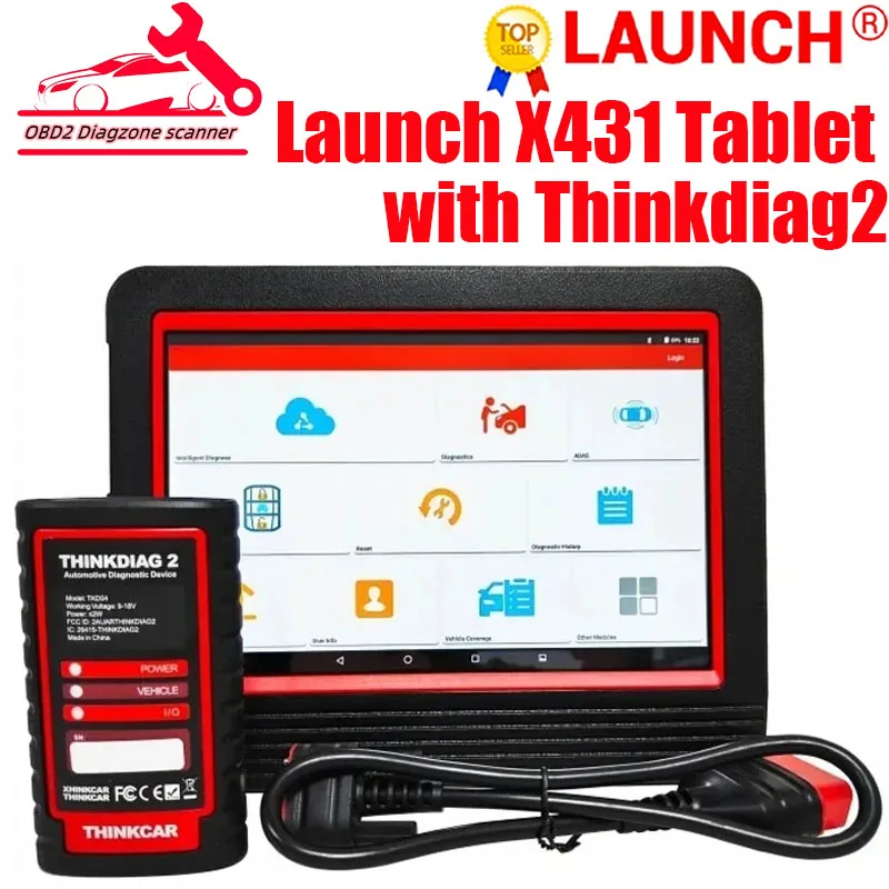 

Launch X431 Tablet With Thinkdiag2 OBD2 Car Diagnostic Tool Supports CAN FD Protocol FOR D-IAGZONE THINKDIAG GOLO DBSCAR5/7