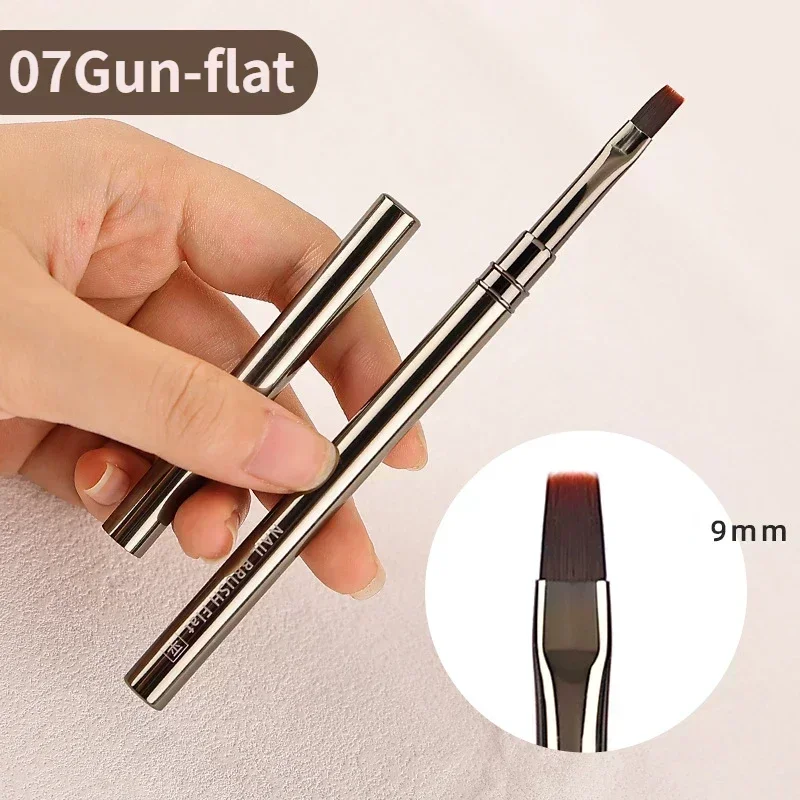 1/2pcs pennelli professionali strumenti colla per unghie penna per fototerapia penna per pennelli per Gel UV acrilico Nail Art pittura pennello da disegno Manicure