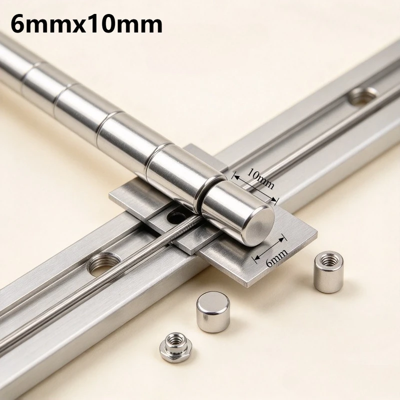 6x10mm N35 Round Disc Neodymium Magnet Small NdFeB Magnet for Fridge Office DIY Crafts 6*10mm