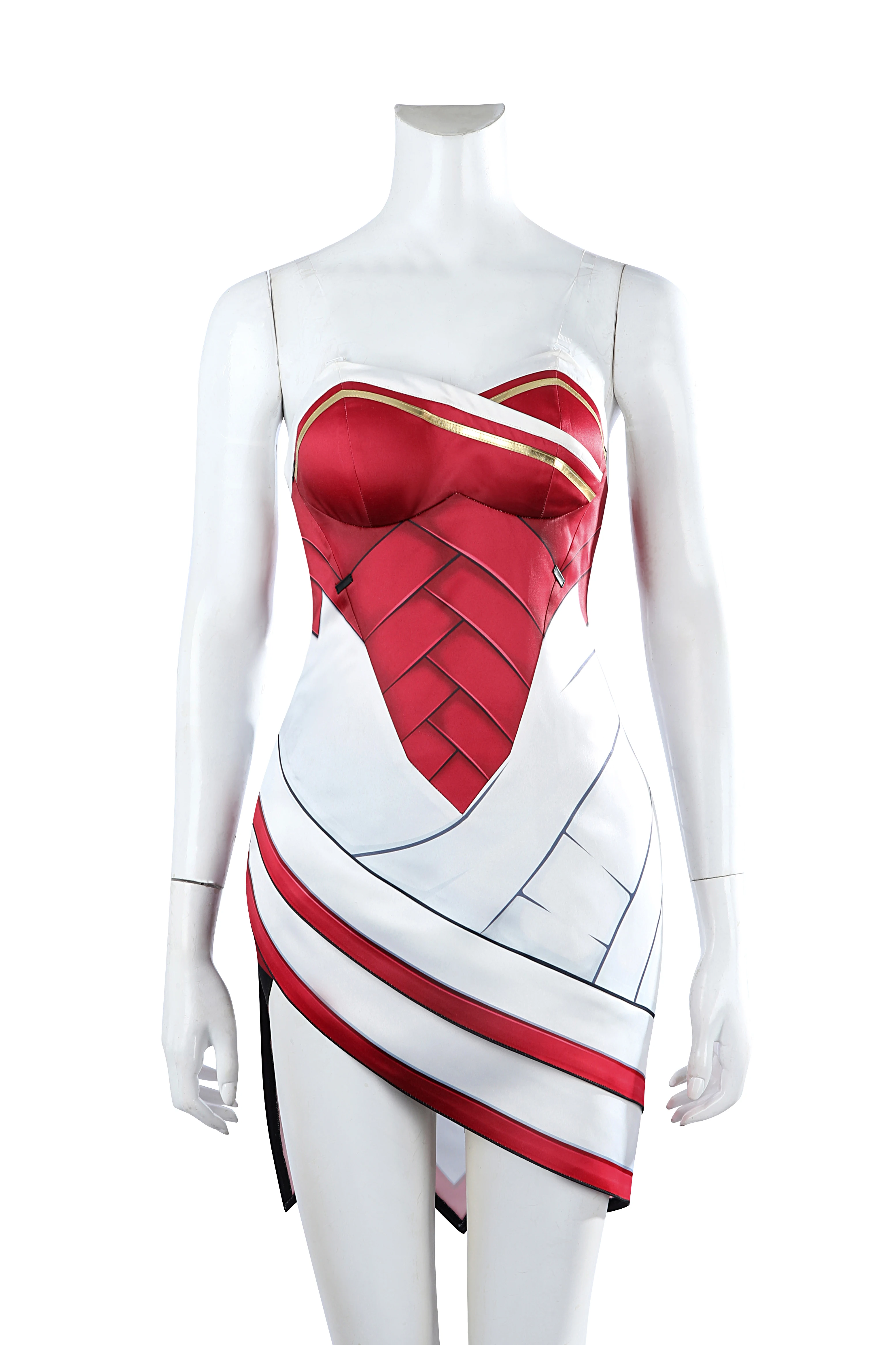 Game 2XKO  Ahri Cosplay Costume Women's Dress with Earrings Belt Accessories Halloween Carnival Party Outfit