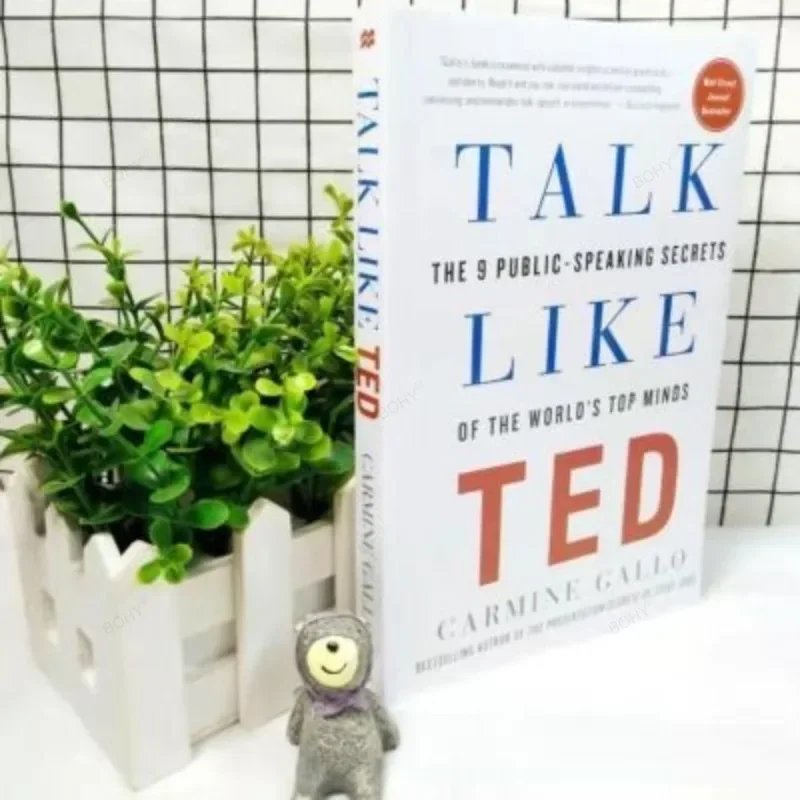 TALK seperti TED By Carmine Gallo The 9 rahasia berbicara publik Peningkatan diri pidato Eloquence buku bahasa Inggris