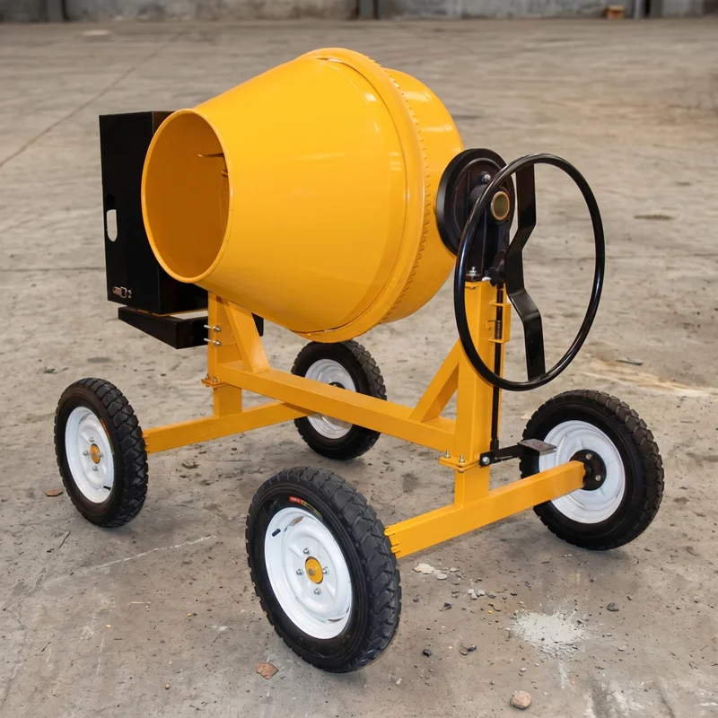 

Durable 500L 700L Diesel Concrete Mixer Mini Portable Cement Mixing Equipment for Construction Work