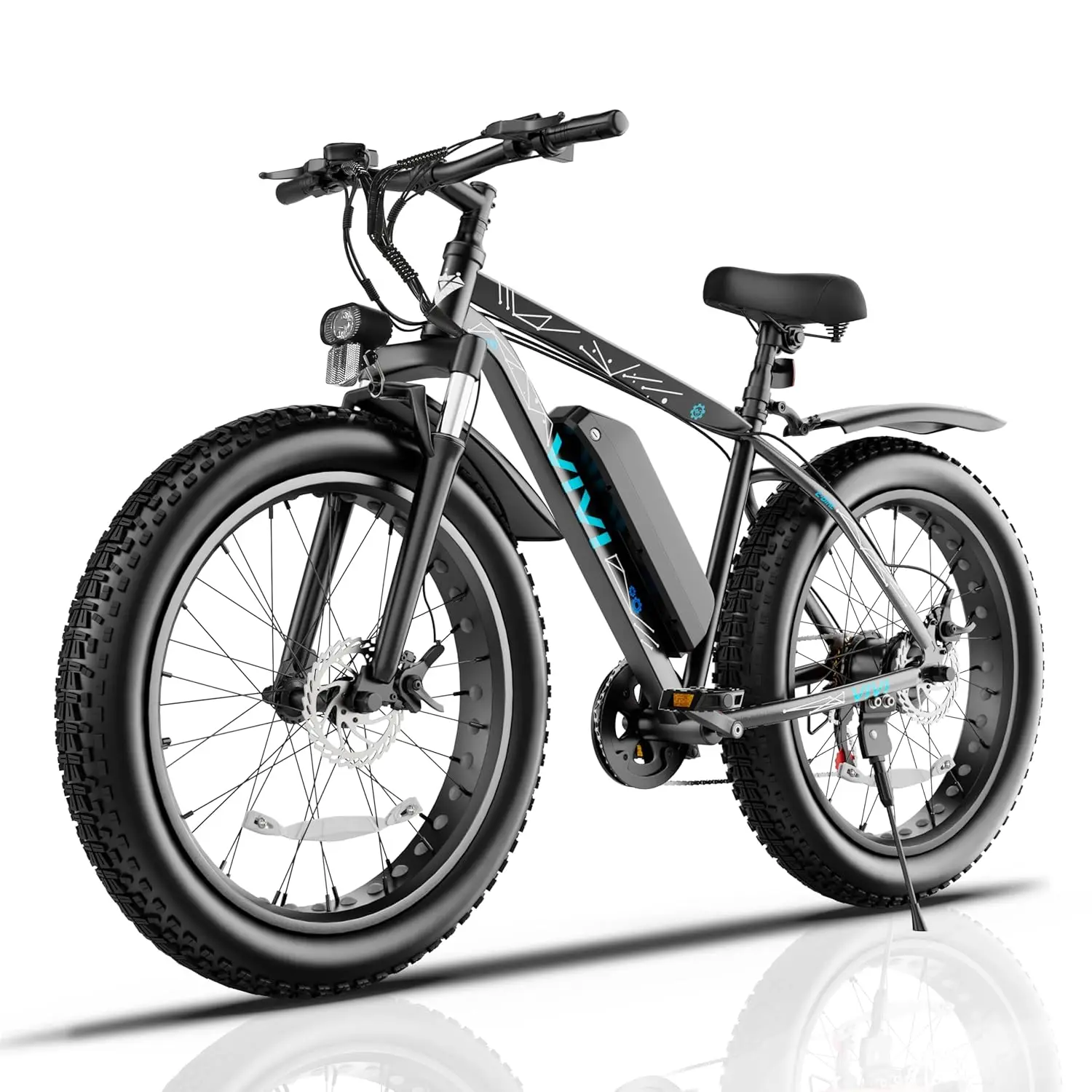 

749W Peak 26x4 Fat Tire E-Bike 48V 13Ah Battery 7-Speed 20Mph 60 Miles UL2849, Customized