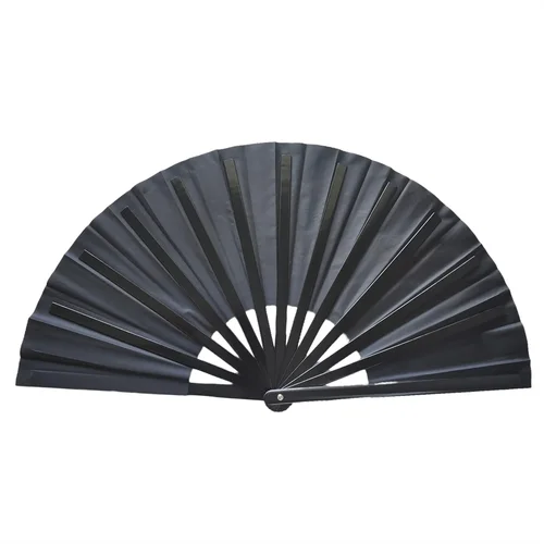 Imagen 2 del producto Abanico de Tai Chi, artes marciales, Kung Fu, bambú, 34 centímetros, arte Wushu, Martiaux, Cosplay, baile, rendimiento, Fan, maestro Kun rojo