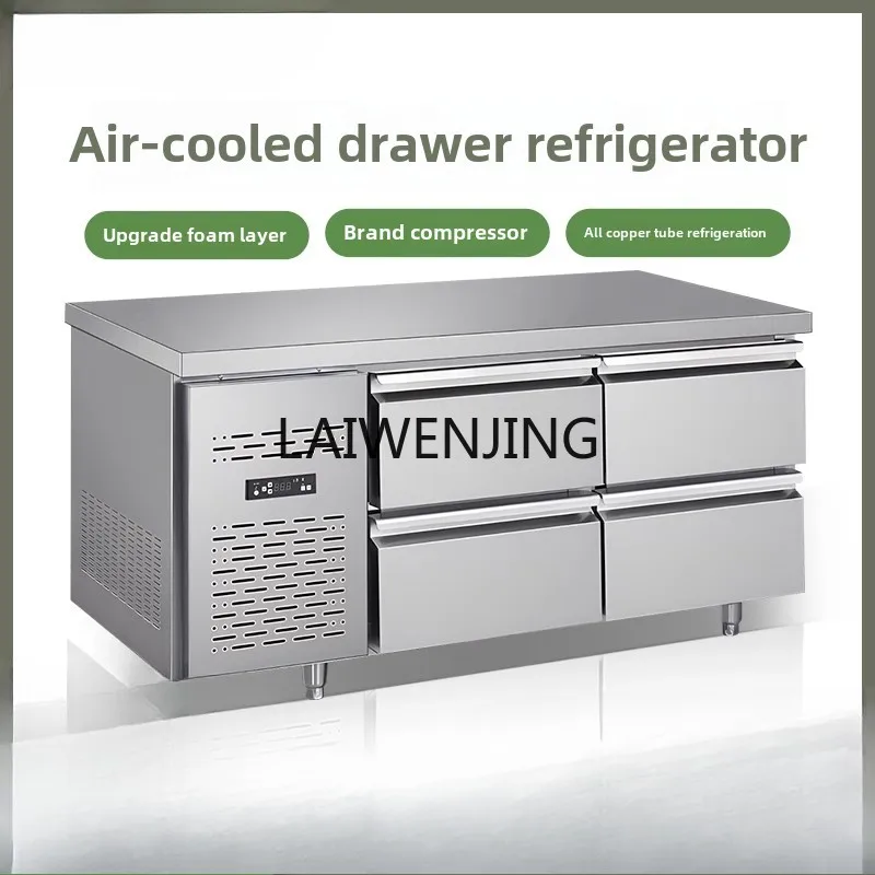 MJY drawer type refrigerated frozen commercial refrigerator air-cooled fresh-keeping horizontal platform custom refrigerator