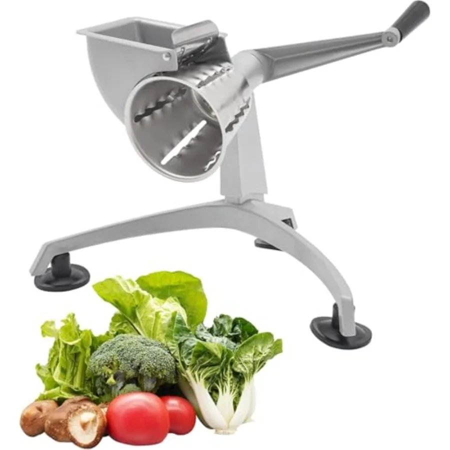 

Manual Vegetable Cutter Hand Crank Cheese Grating Tool with 5 Blades Multifunctional Vegetable Slicer Manual Vegetable Grater w