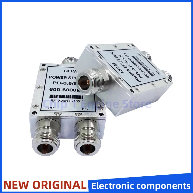 Two power divider N type radio frequency divider N-K female 600MHZ-6GHz 2.4G 5.8G one point two power Splitter
