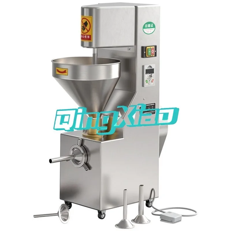 Commercial Vertical Electric Sausage Filler Machine Stainless Steel Automatic Sausage Stuffer For Food Processing Butchery Use
