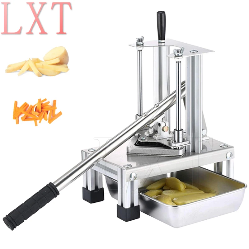 

Commercial Vegetable Fruit Chopper Dicer 3 Stainless Steel Blades Manual Onion Slicer Restaurant French Fry Cutter