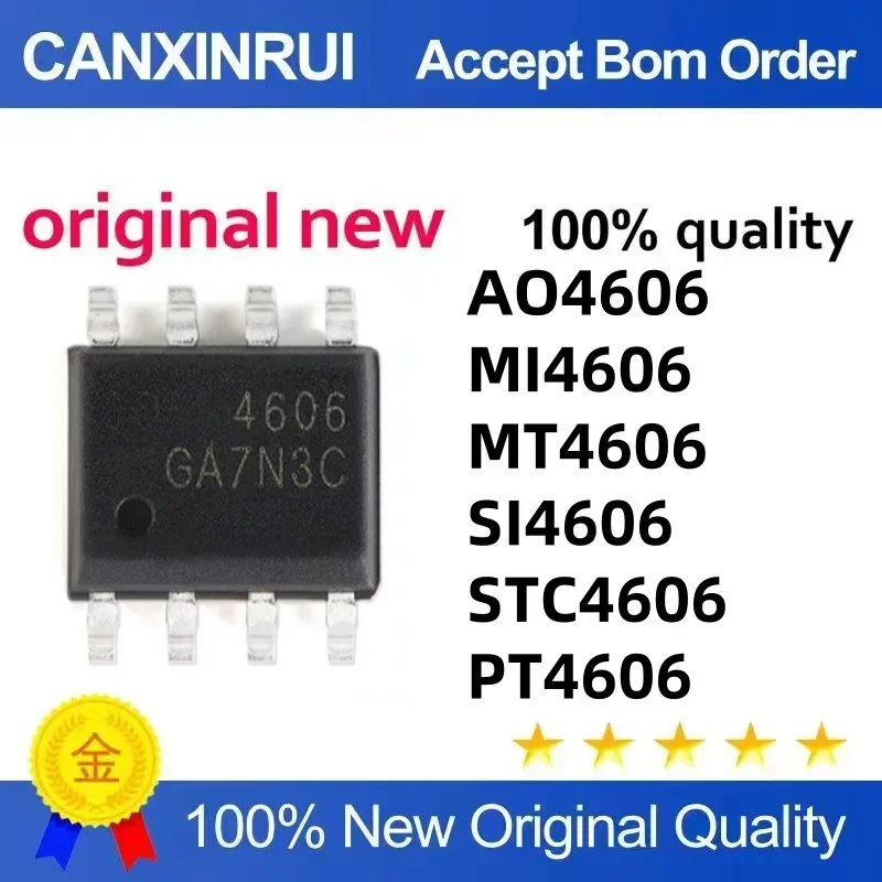 

(5 pieces) Brand new original AO4409 4409 4620 AO4620 SI4409 SOP8 pin spot chip