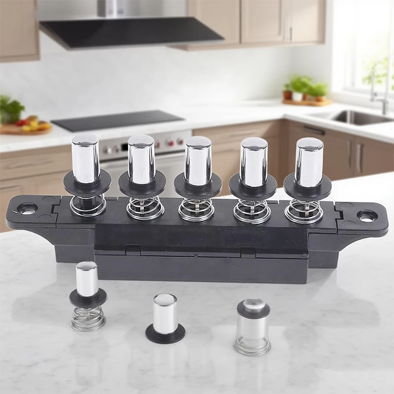 مفتاح زر توصيل بخمسة أوضاع لمفتاح فضي بخمسة أوضاع لغطاء المطبخ