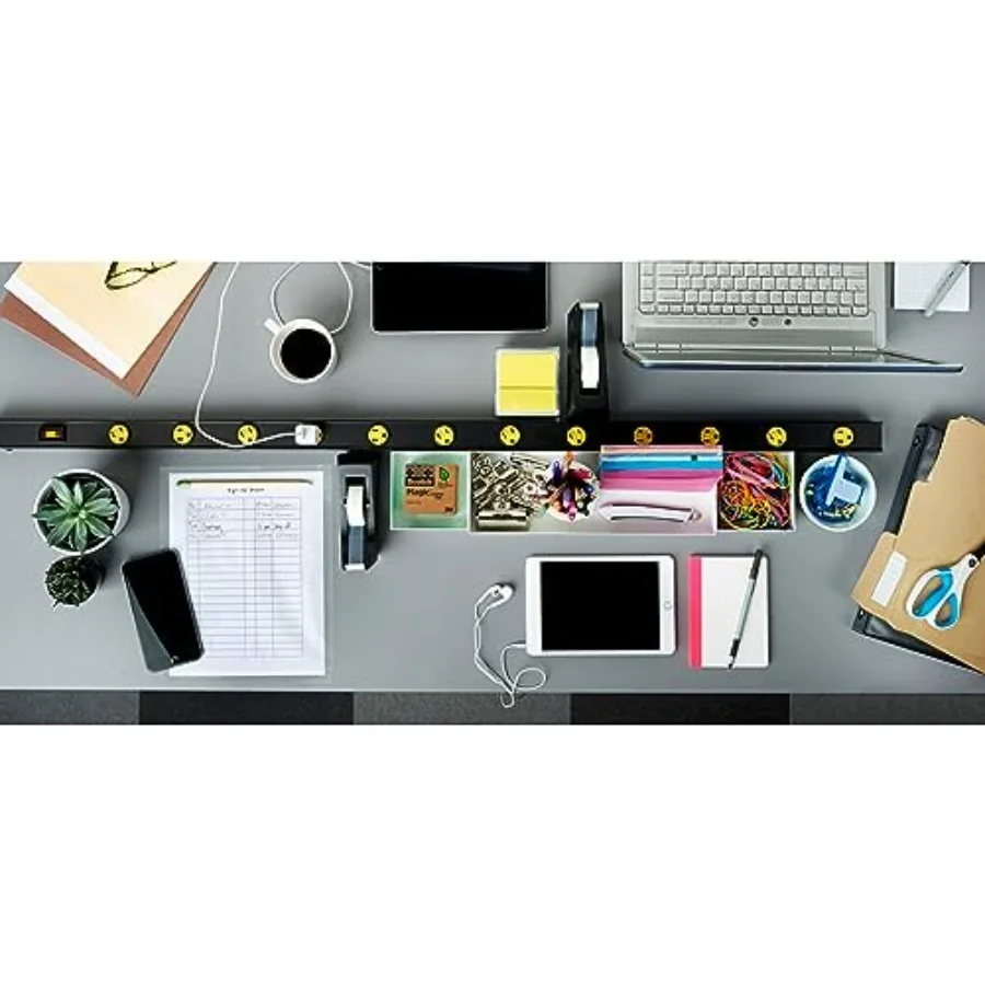 Magic Tape Invisible for Home Office and Back to School Use in College and Classrooms 4 Rolls with 4 Dispensers for Seamless Pa