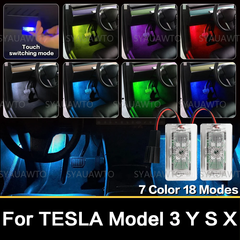 

Лампы для украшения автомобиля, аксессуары для интерьера Tesla Model 3 S X Y 2020 - 2024 2021 2022