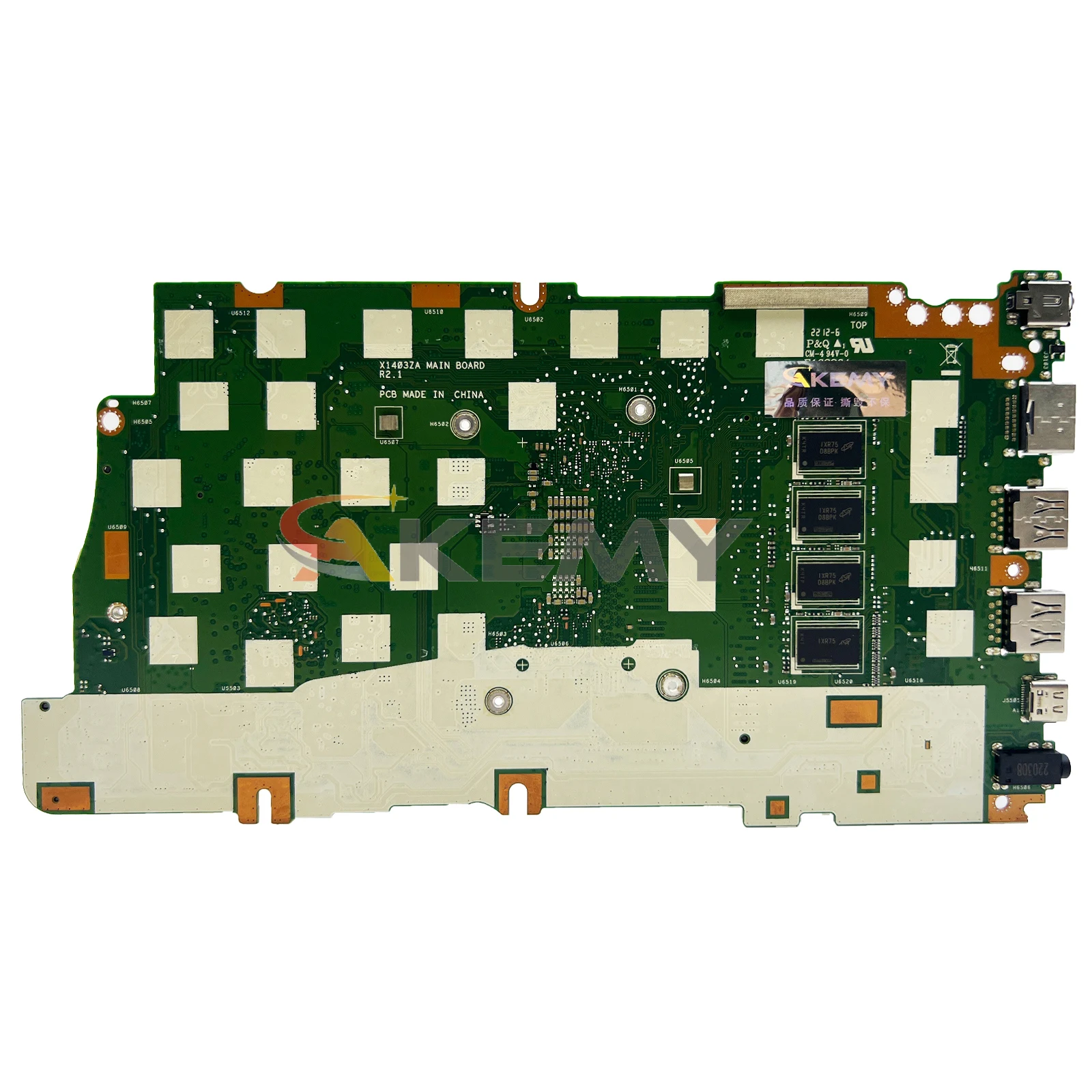 Notebook Mainboard For ASUS X1503ZA X1603ZA X1402ZA X1502ZA X1602ZA Laptop Motherboard with i3 i5 i7 12th CPU 4G/8G RAM