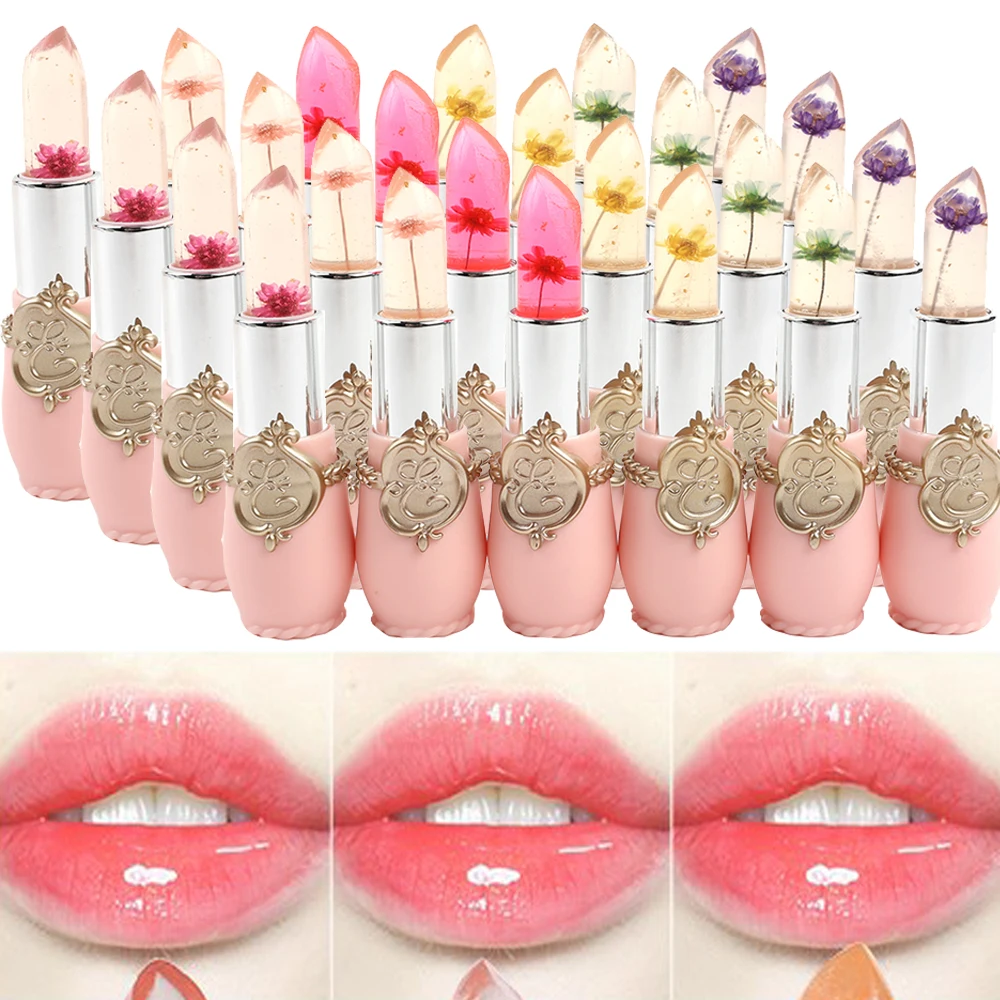 Lápiz labial que cambia de Color con la temperatura, bálsamo labial que cambia de Color transparente, hidratante duradero, labios, maquillaje de niña