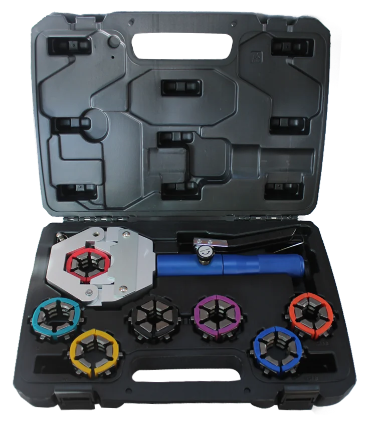 

POKKA 1500 Hydra-Krimp A/C Hose Hydraulic Crimper Kit Hose Fittings Crimping Tool Set,A/C hose crimping machine