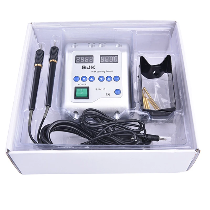 

Electric wax carving knife electric gypsum melting wax device Korean double pen electric wax spoon dental technician equipment