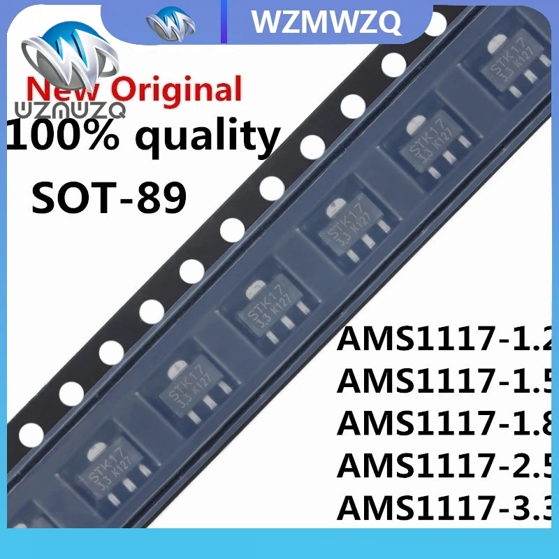 20Pcs Sot89 Ams1117… - image