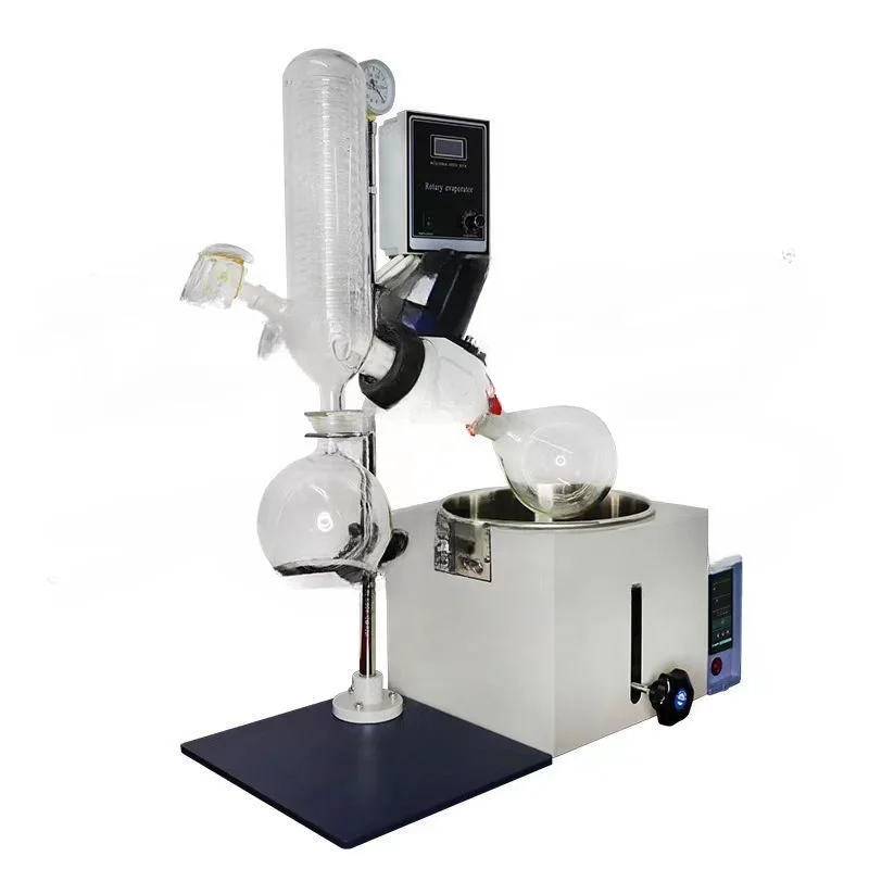 Lab-Scale Rotary Evaporator Rotavapor Glass Distillation System With Rotation Evaporation